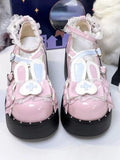 Advbridge Japanese Kawaii Lolita Mary Janes Shoes Women Heart-shape Vintage Sweet Pumps Shoes Female Cross-tied Elegant Fashion Shoes