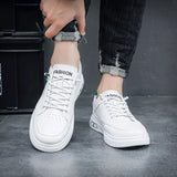 ADVBRIDGE  -  Fashion White Platform Sneakers Outdoor Breathable Sport Shoes Men Casual Shoes Lightweight Running Shoes Mens Tennis Shoes
