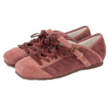 ADVBRIDGE  -  Fashion Sporty Designer Women Shoes Shallow Comfy Casual Shoes Female Buckle Fashion Brand Lace-up Ballet Flats Zapatos De Mujer