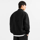 Advbridge Trendy Brand Pilot Jacket Men's Thick Military Green Cotton Jacket Workwear Jacket Loose Baseball Uniform