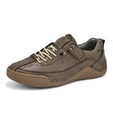 ADVBRIDGE  -  Designer Shoes Men Fashion Spring Autumn Large Men's Casual Shoes Leather Shoe Fashionable Handmade Man Shoes Sneakers Men