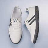 ADVBRIDGE  -  Men's New Shoes Leather Casual Shoes Spring New Style FashionComfortable Non-slip Striped Lace-up Loafers Casual Flat Shoes