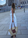 Advbridge White One Shoulder Autumn Cotton Dress Women Winter Casual Dress Vestidos Maxi New Embroidery Boho Beach Dress Holiday