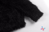 Advbridge Winter High Street Warm Cashmere Jacket Black Skull Print V-neck Ribbon Button Cardigan MMJ Coats Men Women Sweater