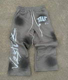 Advbridge 2025 American Street Hip-hop Pants Y2K Letter Printed Drawstring Pants for Men and Women Couples Straight Casual Loose Pants