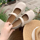 Advbridge Sweet Soft Sole Flat Shoes for Women Autumn New Shoes Casual Mary Janes Elegant Female Pumps Summer Slippers