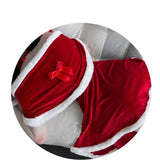 Advbridge 2024 Christmas Women Dress Xmas Sexy Lady Santa Claus Cosplay Costume Sexy Lingerie Winter Red Dress Bunny Cosplay Girls Uniform
