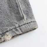 Advbridge Winter New Product Women's Fashion and Casual Versatile Wide Legs, Mid Waist, Long Floor Dragging Jeans