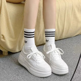 ADVBRIDGE  -  White Sneakers for Womens 2025 Spring Summer New Genuine Leather Shoes for Women Sports Leisure Shoes Women's Platform Sneaker