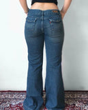 Advbridge Streetwear Fashion Blue Washed Flowers Embroidered Baggy Jeans Women Y2K Harajuku Vintage Hip Hop Casual Slim High Waisted Jeans