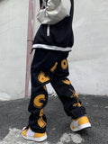 Advbridge Trousers Straight Man Cowboy Pants with Print Men's Jeans Hip Hop Star Cotton 2024 Trend Stacked 90s Streetwear Y2k Vintage Kpop