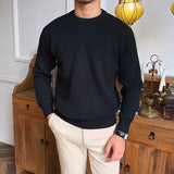 Advbridge Male Knit Sweater Men Autumn and Winter Tops Men Casual Clothes Round Neck Knit Men Pullover Sweater Male Clothing W09