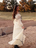 Advbridge  Off Shoulder Summer Women's Dress 2025 Lantern Sleeve Bowknot Beach Casual Dress Set 2pcs Outfit Maxi Dress Vestidos