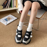 ADVBRIDGE  -  Women's Retro Fashion Casual Thick Soled Mary Jane Shoes New Autumn Versatile Shallow Mouth Comfortable Chunky Single Shoes