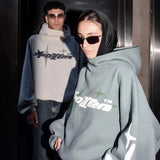 Advbridge New Star Letter Printed Hoodie 2024 American Style Men's and Women's Street Decoration Casual Loose Y2K Couple Wear