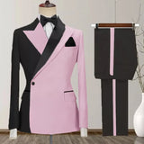 Advbridge One Button Men's Suits New Design Costume Homme Peak Lapel 2 Piece Jacket Pants Full Sets Luxury Costume Homme Custom Blazer