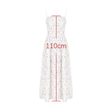 Advbridge Summer Elegant Party Dresses 2024 Floral Print One-piece Graduation Dress Strap Midi Long Dresses Women's Clothing
