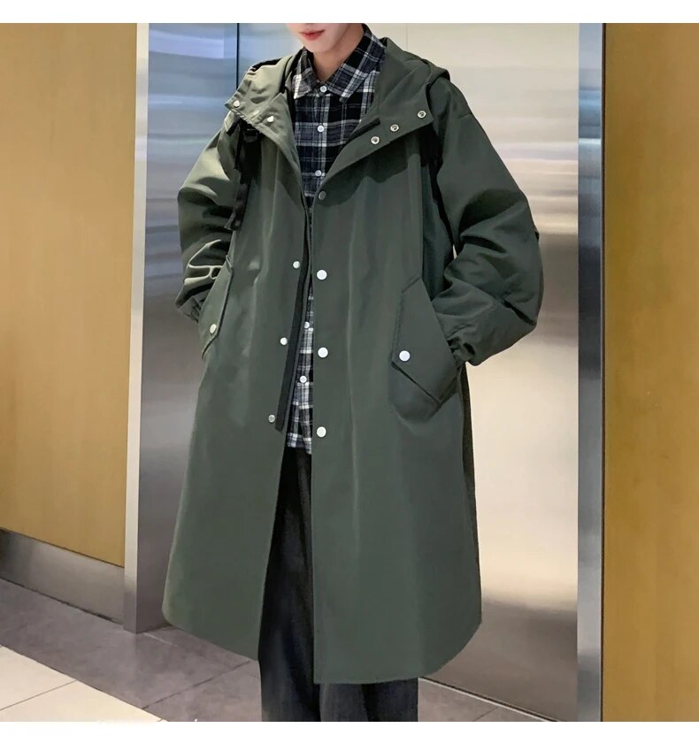 Advbridge Men Hooded Jacket Spring Autumn Men's Casual Streetwear Slim Windbreaker High Quality Jacket Man Clothing 3XL