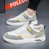 Advbridge Men's Casual Leather Shoes 2024 Original Wear-resistant Non-slip Sports Shoes for Men Lightweight Vulcanize Shoes Male Sneakers