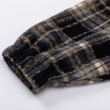 Advbridge Men Hip Hop Streetwear Hooded Jacket 2023 Retro Plaid Letter Embroidery Patches Coat Autumn Harajuku Cotton Zip Up Outwear Tops