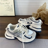 ADVBRIDGE  -  Women's Sneakers With Platform Tennis Female Shoes Woman-shoes Thick Sole Trainers Casual Roses Fashion Heels Spring Lace-U