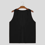 Advbridge Big V-neck Sleeveless T-shirt Men Vest solid Color Thin casual Undershirt Summer Breathable Fitness Muscles Sport Tank Top