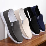 ADVBRIDGE  -  Spring Summer Cloth Shoes Men Flat Footwear Slip-on Brand Street Style Cool Young Mens Casual Shoes Black Blue D325