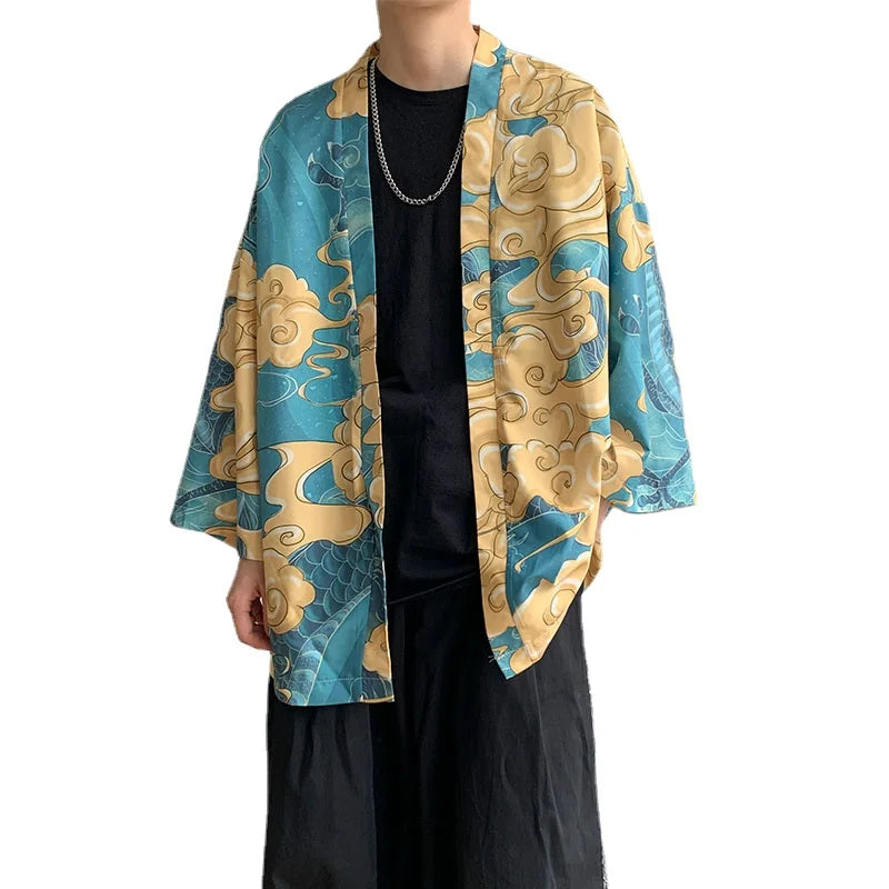 Advbridge Japanese shirt men kimono Chinese kimono geisha new arrival Japanese street clothing harajuku kimono