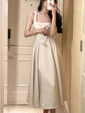 Advbridge  -  New Summer Women Slim Bodycon Elegant Midi A Line Dress Wedding Evening Prom Birthday Lady Clothes New Robe