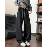 ADVBRIDGE  -  Spring Casual Pants Men Fashion Oversized Wide Leg Pants Men Streetwear Loose Sweatpants Mens Sports Pants Male Trousers M-3XL