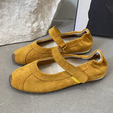 ADVBRIDGE  -  Women Flat Shoes Fashion Round Toe Ladies Casual Dress Mary Jane Shoes Soft Flat Heel Outdoor Single Shoes New Woman Shoes