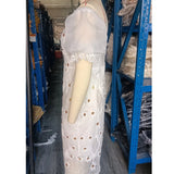 Advbridge White Dress One Should Embroiled Place Wait Cinching Sexy Wrap Against Fitting Slit Women's Modern African Dresses 2024 New