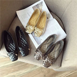 Advbridge 2024 Spring Summer Shoes Women Flats Square toe Soft Ladies Brand Shoes Fashion Ballet Flats Black Gold ZH2496