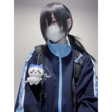 Advbridge Japanese Zipper Hoodie Female Autumn Winter 2024 Fleece Subculture Coat Y2k Harajuku Women Kawaii Casaul New Loose Jackets