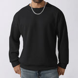 Advbridge Streetwear Solid Ribbed Basic Tops Men Clothing Winter Autumn Long Sleeve Knitted Sweaters Casual O-Neck Pullover Jumper