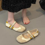 ADVBRIDGE  -  Women Marie Janes Flat Sandals Shoes Woman Sport Sneaker 2025 Trend Summer Loafers Casual Shoes for Women Comfort Soft Leather