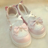 Advbridge Summer Lolita Sweet Sandals Women Japanese Style Bow Kawaii Chic Mary Janes Shoes Round Toe Shoes Wholesale Drop shipping