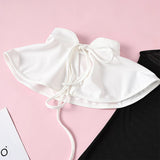 ADVBRIDGE  -  Halloween Mesh Temptation Set Women Sexy 4-pieces Erotic Cosplay Home Nightwear Headdress+White Shawl+G-thong+Sling Dresses