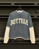 Advbridge High Street Trendy Brand Clothing Tops American Retro Letter Print Fake Two-piece Men Harajuku Casual Loose Oversized T-shirt