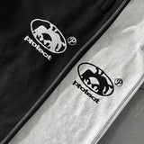 Advbridge 90s Streetwear Y2K Sweat Pants Men Embroidered High Street Fashion Drawstring Leg Tie Pants Street Casual Oversized Cotton Straight Leg Pants