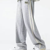 Advbridge Casual Pants Men's Loose Straight Thickened Sweatpants for Teenagers and Middle School Students Mopping Pants for Older Children Sports Pants