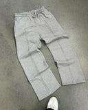 Advbridge 2024 High Street Trendy Straight Casual Pants American Harajuku Retro Splicing Oversized Sweatpants Men Personalized Streetwear
