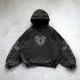 Advbridge Y2K Hoodie New Harajuku Hip Hop Retro Patchwork Oversized Hoodie Sweatshirt Men Clothing Gothic Long Sleeve Jacket Streetwear