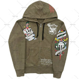 Advbridge 90s Streetwear Woman Hoodie Print Goth Vintage Hoodies Y2K Grunge Graphic Long Sleeve Hooded Sweatshirt Harajuku Japanese Aesthetic Women