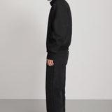 Advbridge Men's fashion, jacket, black jacket, men's wind-up, casual jumper, classic, solid color, high Quilty jacket