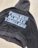 Advbridge Y2K Harajuku Retro Badge Printed Oversized Sweatshirt American Street Trend Casual Zipper Hoodie Men Hip-hop Punk Loose Jacket