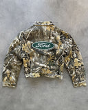 Advbridge 2024 High Street Trend Brand Y2K Streetwear Hip-hop Punk Harajuku Leaf Camouflage Jacket Men Personality Retro Casual Lapel Coat