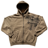 Advbridge Y2k women's long sleeved hoodie oversize streetwear sweatshirt dark hip hop punk pattern printed vintage harajuku trendy wear