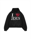 Advbridge 2024 Trendy Streetwear Y2K Harajuku Retro Love Printed Hoodie Men Hip-Hop Punk Casual Personality Oversized Sweatshirt Women