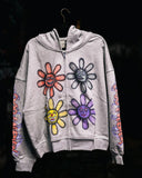 Advbridge Hip-hop Street Trend Brand Oversized Sweatshirt Gothic Punk Style Letter Print Zipper Hoodie Men Harajuku Style Casual Jacket